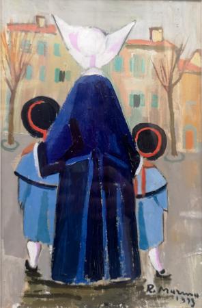 Art work by Rodolfo Marma Monachina - oil canvas cardboard  
